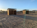 12x12 Loafing Shed (3 Walls) Wood Not Included-6