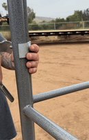 Mare Motel with (4) 12x24 Stalls FULLY COVERED and 12ft Breezeway 5-Rail WOOD INSERTABLE-3