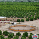 Signature Series Wooden Round Pen With 10ft Swing Gate - Wood Not Included-7