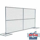 Free Standing 6′ x 12′ Temporary Chain Link Fence Panel | For Sale-1