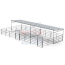 two 24x24 horse stalls with shelters