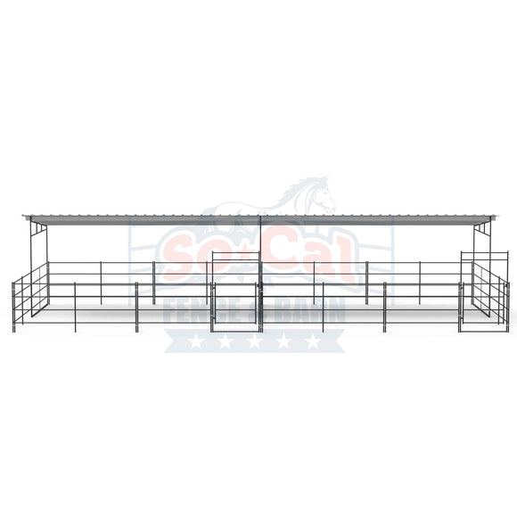 double 24x24 horse stalls