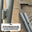 Standard Arena Swing Gate 4Ft X 12Ft (5-Rail) 14 Gauge-6