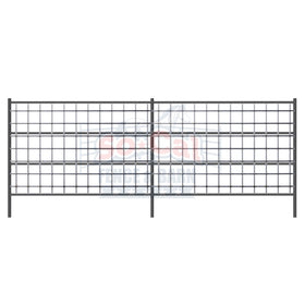 Premium 12x5 Horse Corral Panel *WIRE MESH* (4 Rail) 1-5/8" 14 Gauge