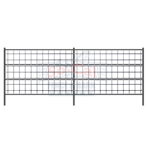 Premium 12x5 Horse Corral Panel *WIRE MESH* (4 Rail) 1-5/8" 14 Gauge
