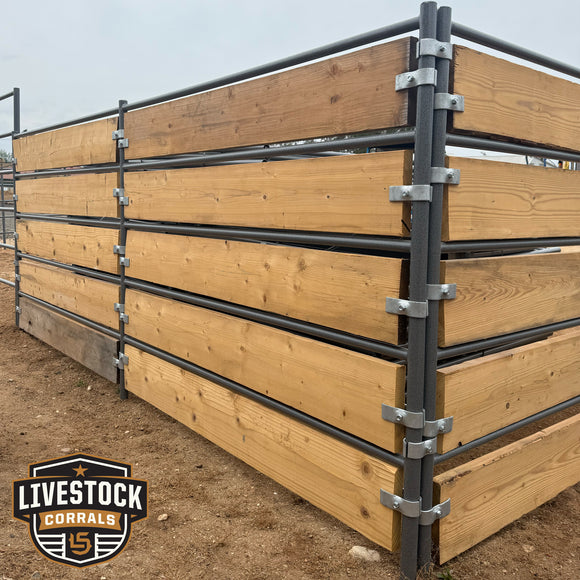 Wood Panel Clamp 1-5/8" | Attaches Wood to Horse Corral Panels