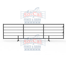 20ft Cattle Livestock Panels 2-3/8" 14 Gauge - Freestanding with Detachable Feet - 0