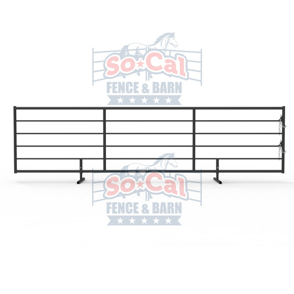 20ft Cattle Livestock Panels 2-3/8" 14 Gauge - Freestanding with Detachable Feet