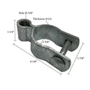 Post Hinge - 1-5/8" X 5/8" (Female) - Galvanized-2