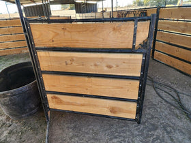 Panel Gate Combo 12ft 5-Rail WOOD INSERTABLE - 0