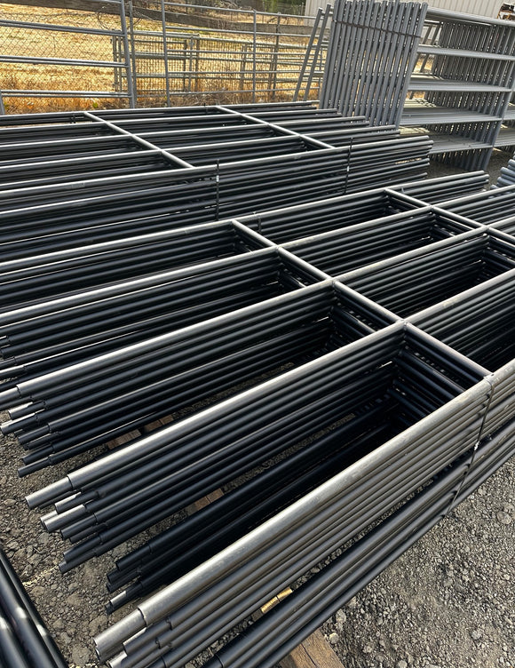 10ft Continuous Fence Panel, Powder-Coated, 1-1/4" (5-Rail)