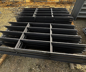 10ft Continuous Fence Panel, Powder-Coated, 1-1/4" (5-Rail) - 0