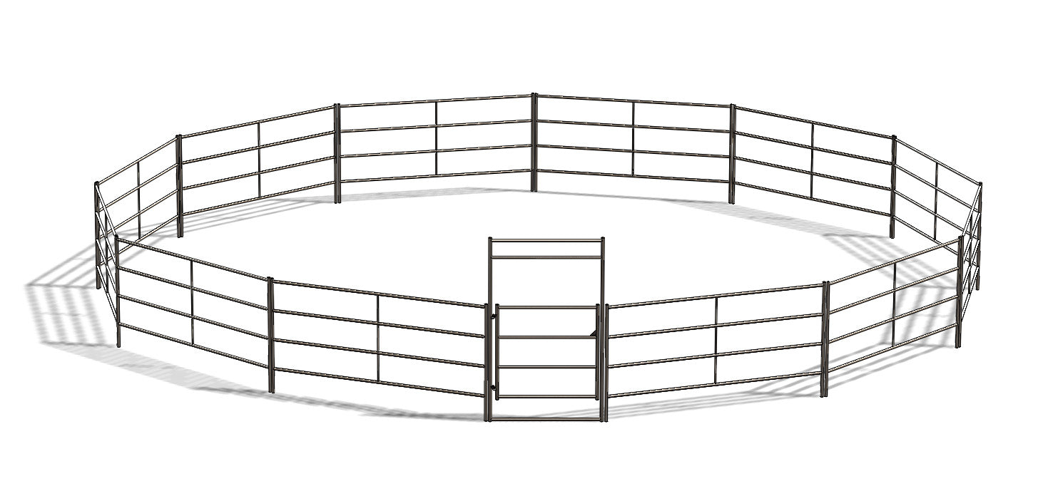 DIY Round Pens For Sale 40ft, 50ft, 60ft Heavy Duty Panels SoCal