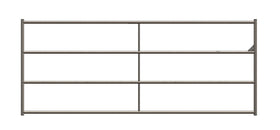 Standard Arena Swing Gate 4 Ft X 10 Ft (5 Rail) 14 Gauge