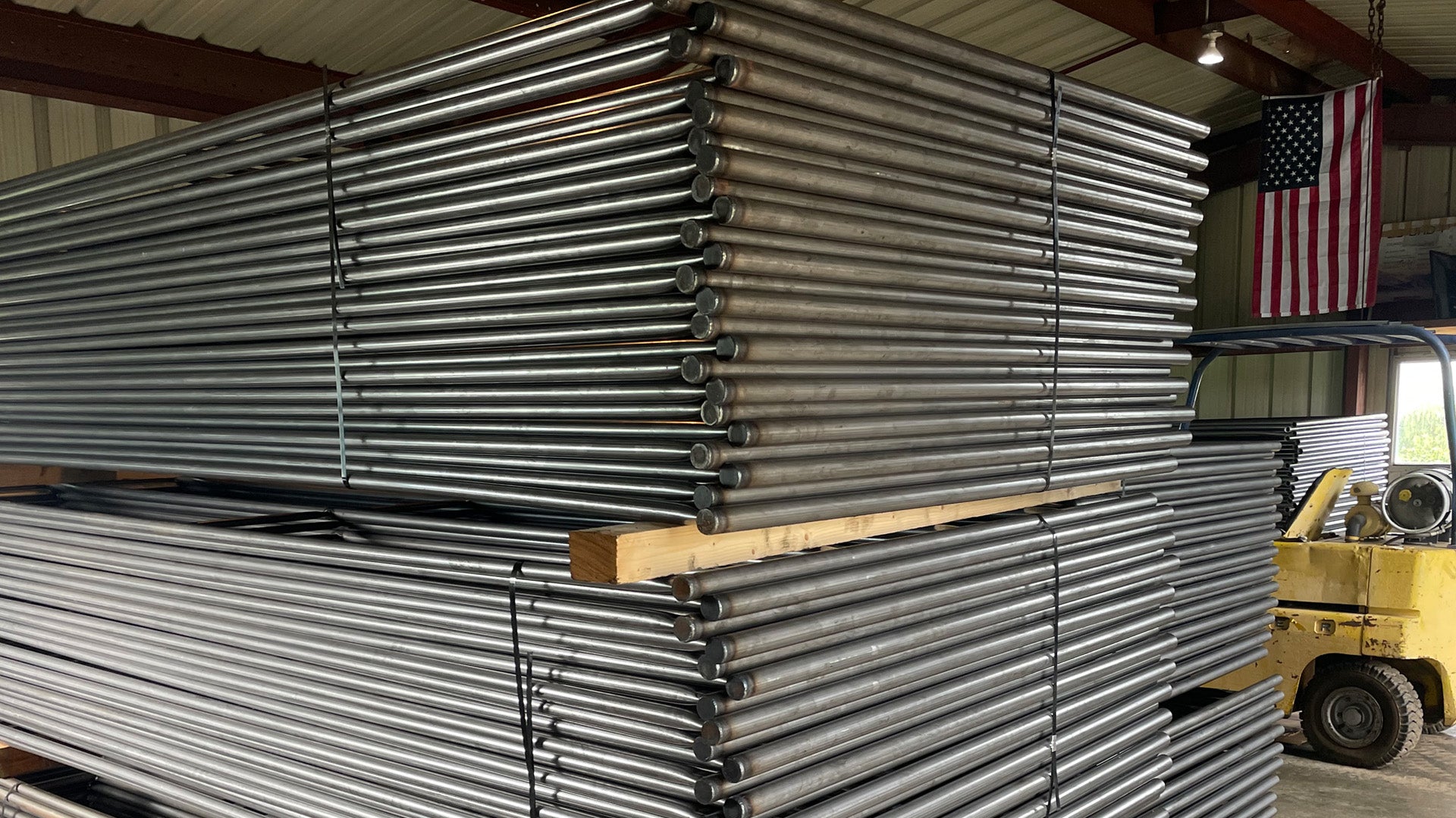 Two 10x20 Stall Kit with (2) 10x10 Shelters Side by Side (5 Rail)